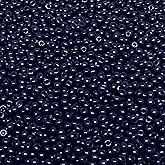 Czech 8/0 Glass Seed Beads 20 Grams 800 Pcs (Navy Blue)