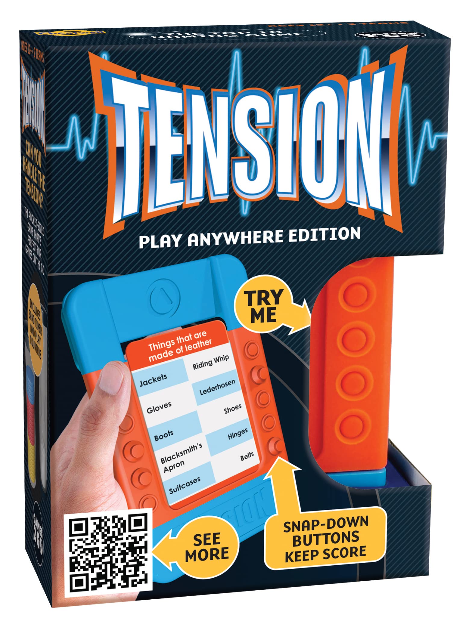Cheatwell Games Travel Tension - The Play Anywhere Top 10 Naming Game Edition - for 2 or More Players Ages 12 and up