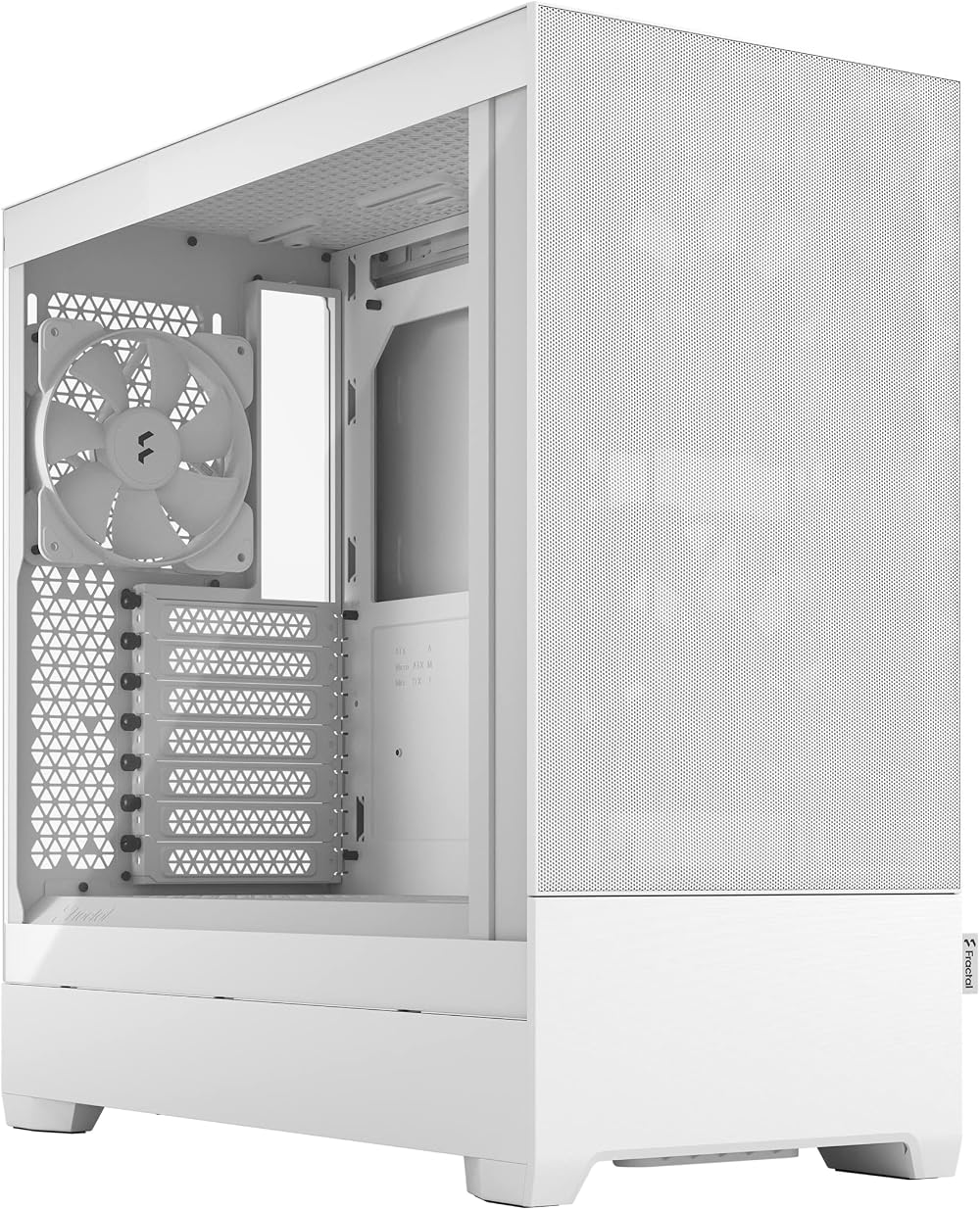Fractal Design Pop Air White TG Tempered Glass ATX Mid Tower Case 3x 120mm Fans