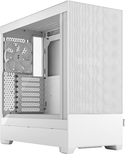 Fractal Design Pop Air White TG Tempered Glass ATX Mid Tower Case 3x 120mm Fans