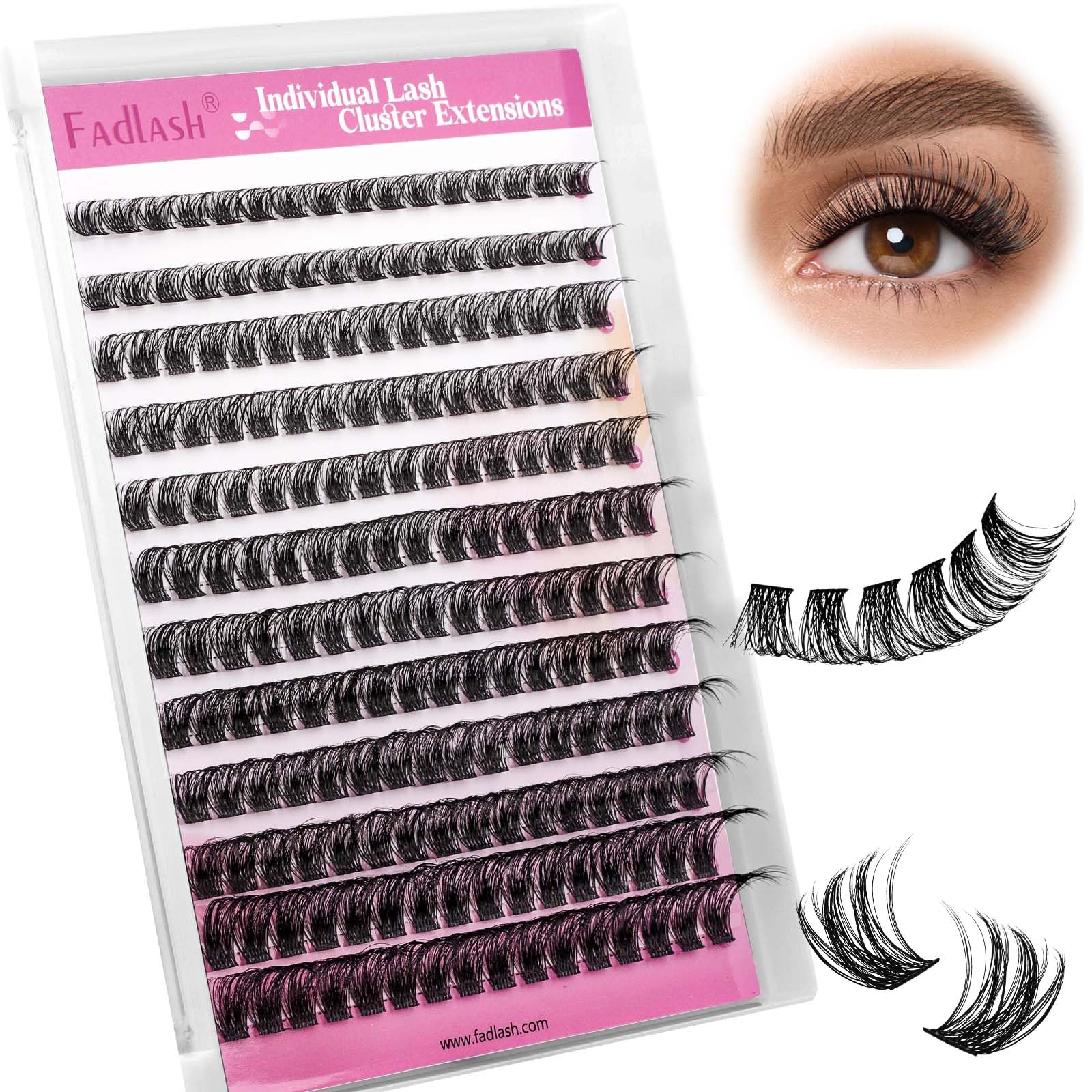 FADLASH Lash Clusters Volume Fluffy Lash Clusters