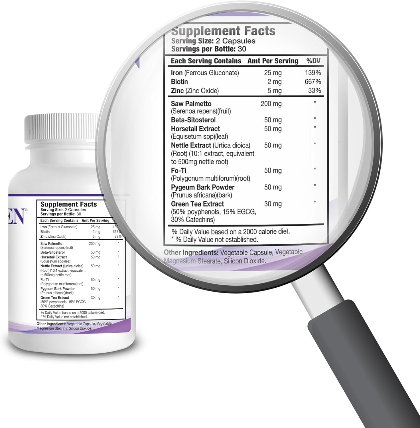 Propidren by HairGenics - DHT Blocker & Hair Growth Capsules to Prevent Hair Loss & Stimulate Hair Follicles, to Stop Hair Loss & Regrow Hair. Proprietary Anti-Hair Loss & Hair Regrowth Treatment.: Health & Personal Care