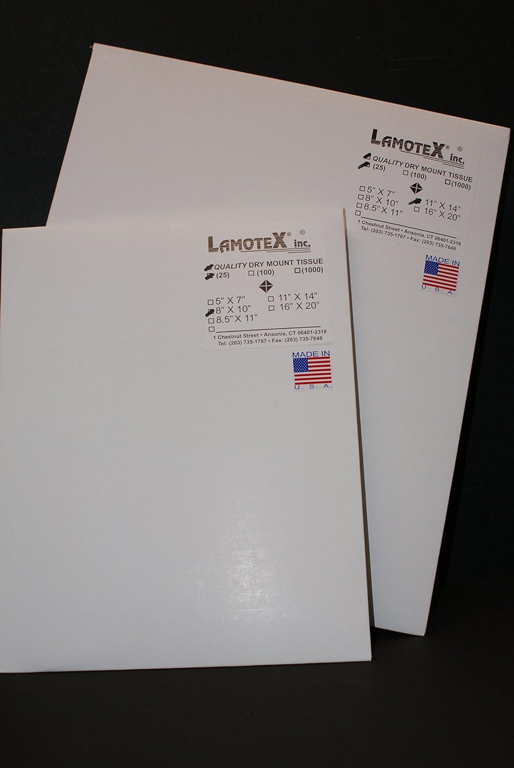 Lamotex MasterMount Dry Mount Tissue 16" x 20" (100 sheets) Amazon.ca