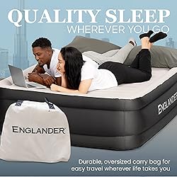 Englander Cal King Size Air Mattress w/Built in