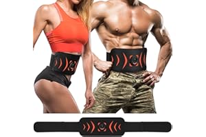 FOPIE Intelligent Wireless Fitness Apparatus, ABS Stimulator, Abdominal Toning Belt Portable Ab Toner Waist Trainer Fitness Trimmer Workout Equipment for Home NFO-5