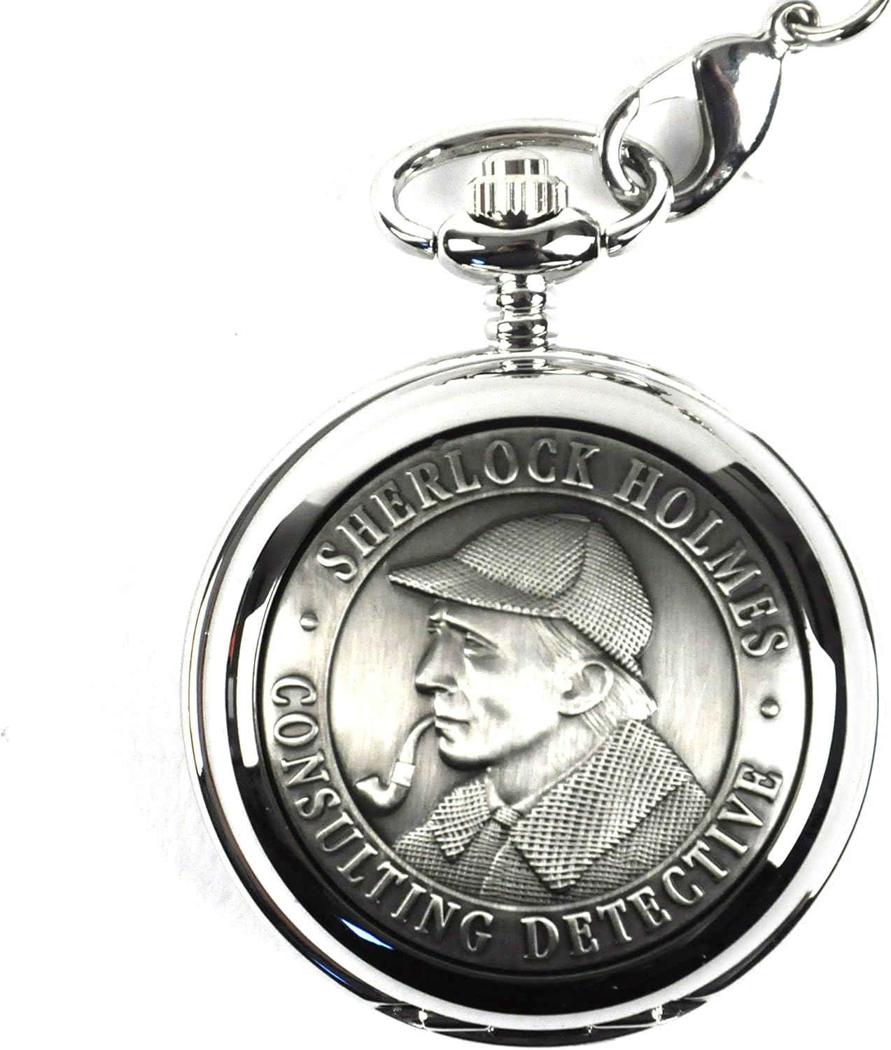 Pink-Cat-Shop Sherlock Holmes Pocket Watch