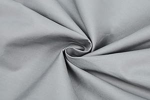 MIINA 100% Cotton Cover for Traditional Japanese Floor Futon Mattress, 57" x 82" / for 55" x 80" futon Mattress 【Do not Tumble Dry】 Made in Japan (Full, Gray)