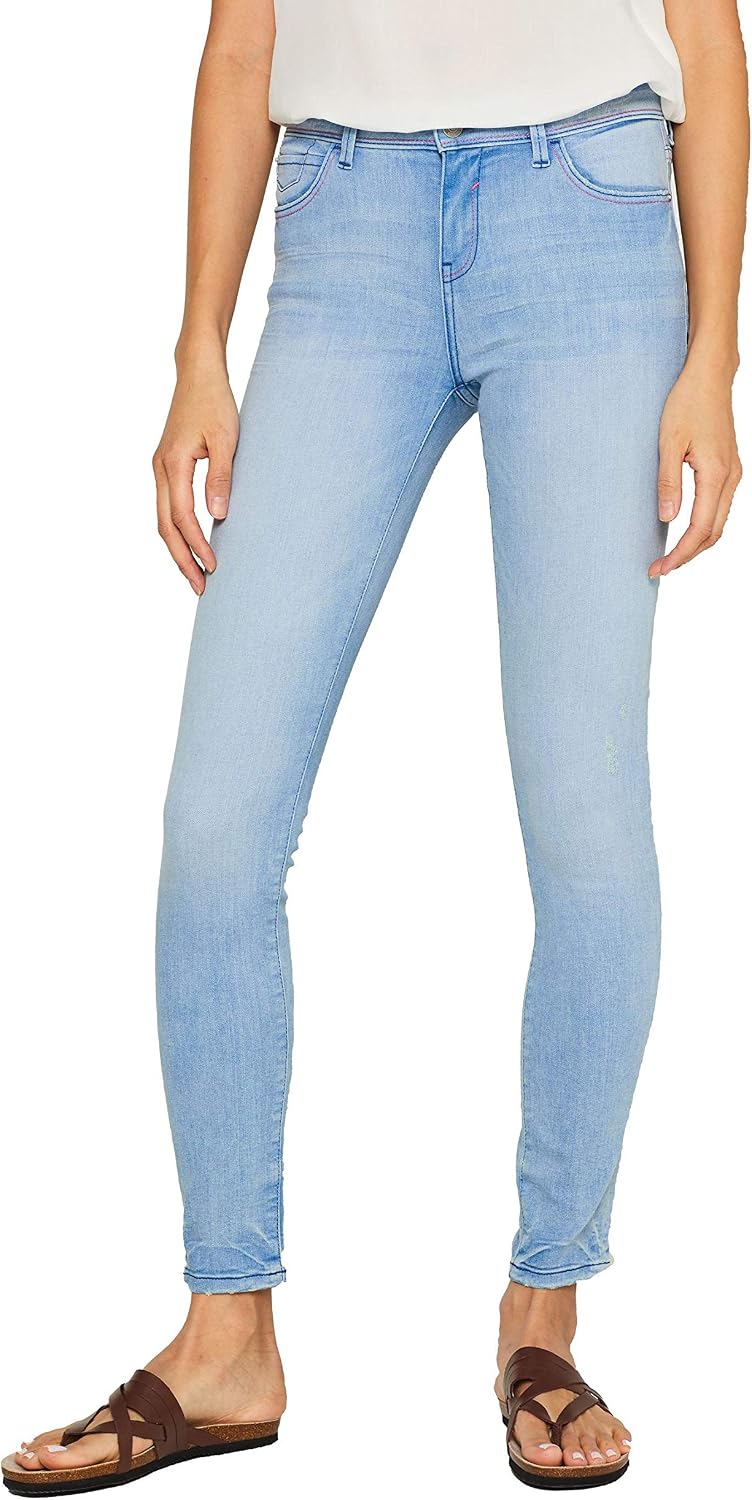 Jean Femme Esprit Taille 29/32 Occasion Très Bon état - Coupe Régulière Bleue