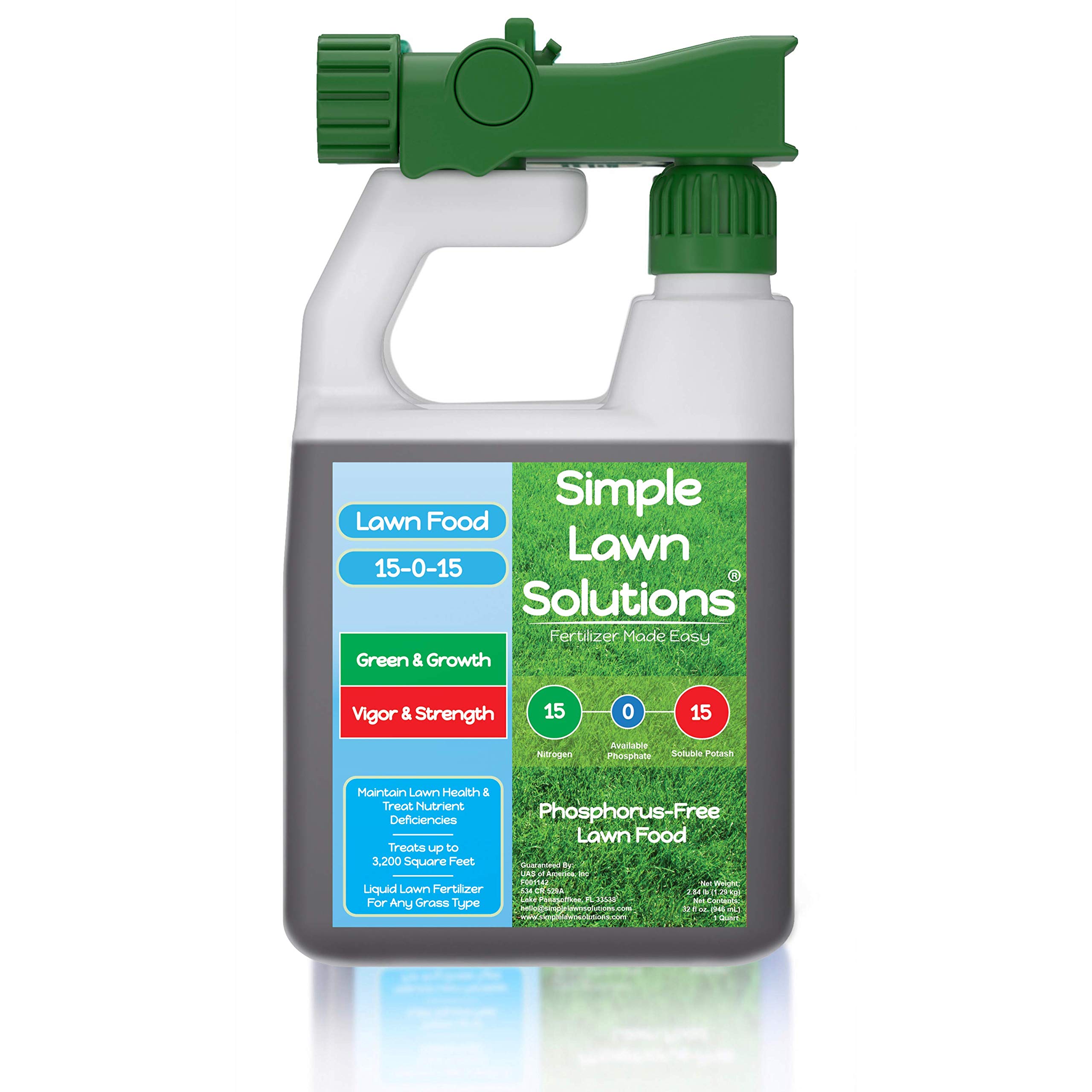 Superior Nitrogen & Potash 15015 NPK Lawn Food Quality Liquid