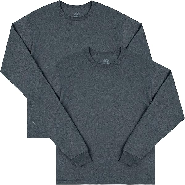 トップス OVY Cotton Pack Long Sleeve T-shirt M Mens 6.1 oz