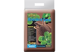 Exo Terra Riverbed Sand, 10-Pounds - Real Riverbed Sand with No Added Dyes or Chemicals