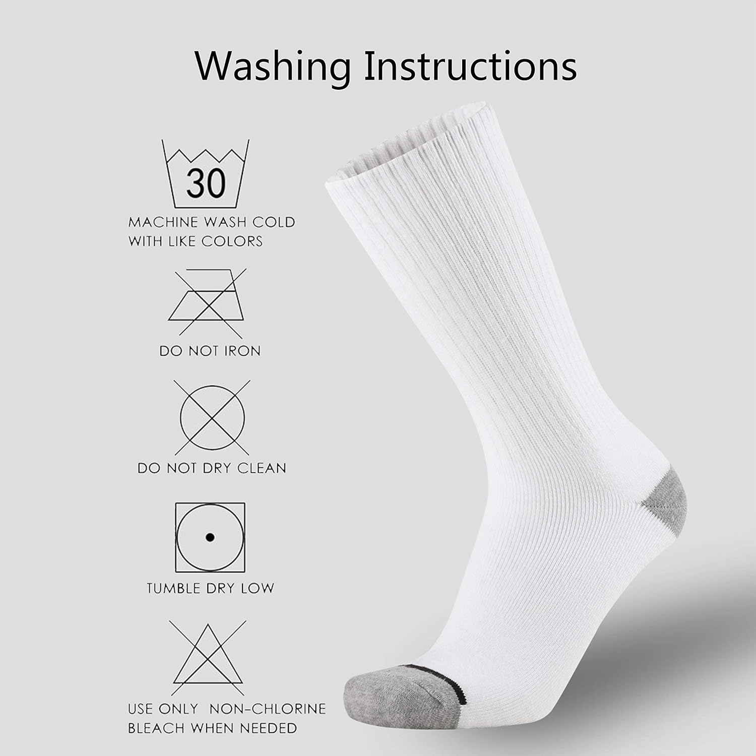How to clean white socks