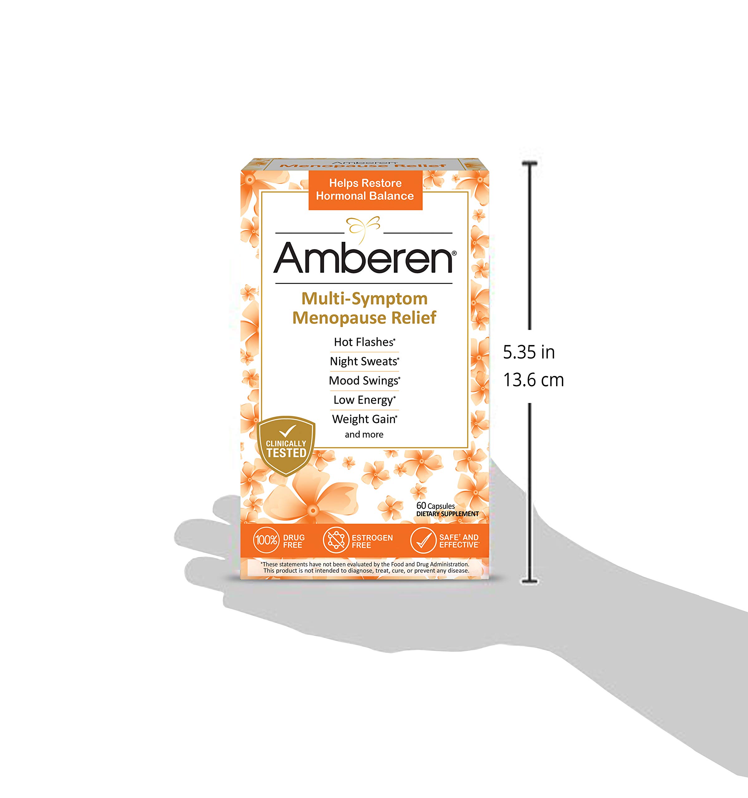 Amberen Safe MultiSymptom Menopause Relief. Clinically Shown to