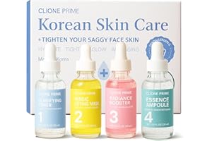 Korean Skin Care Set For Women - Gift For Women Korean Anti Aging Skin Care Products Lifting, Firmness & Hydration Essence, M