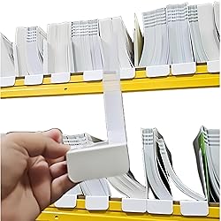50 PCS 7.8x4.7inch Library Book Dividers for
