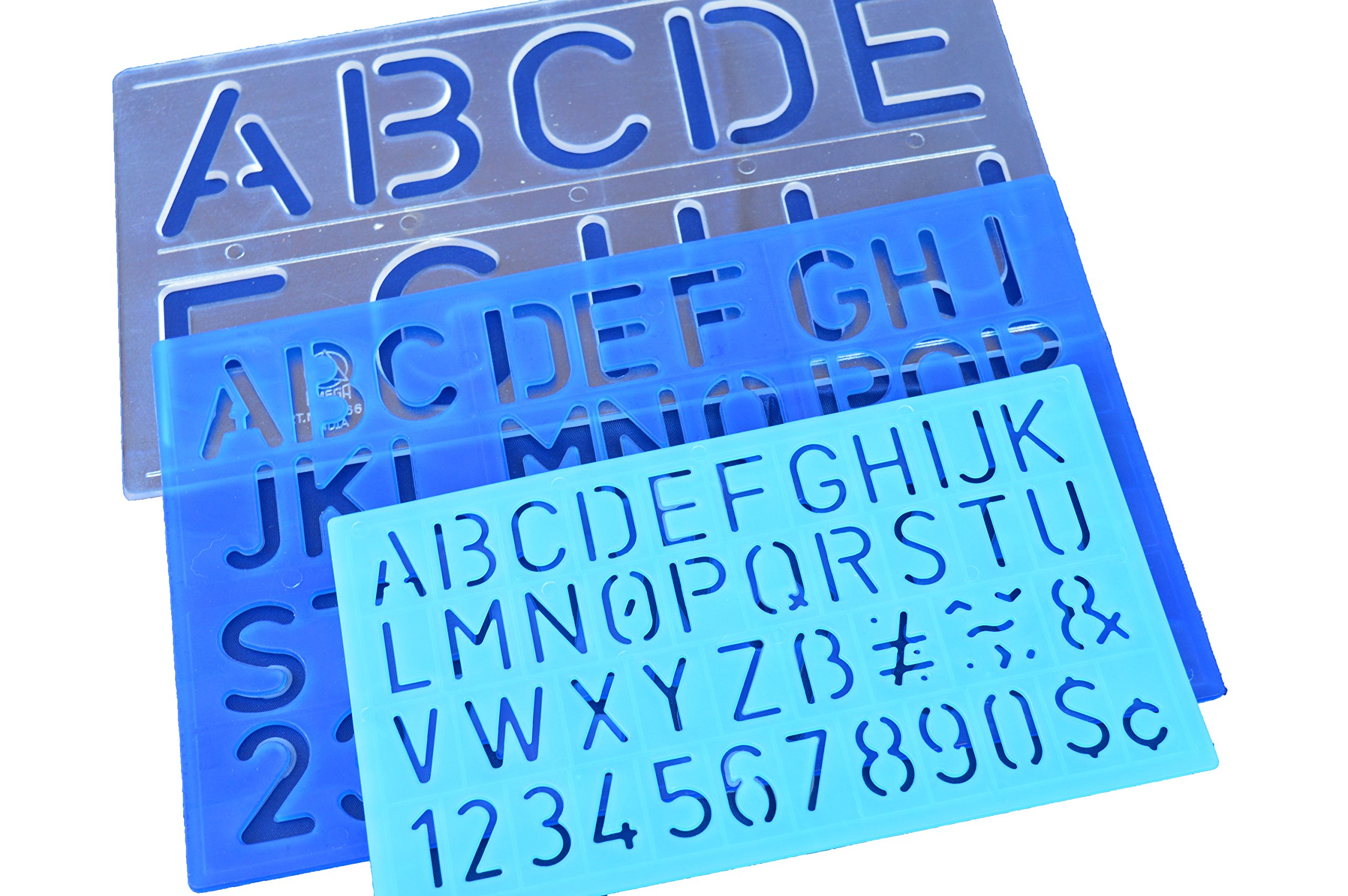 50mm 30mm 20mm Stencils Letters Numbers ALPHABET STENCIL Set