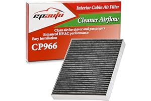 EPAuto CP966 (CF11966) Cabin Air Filter Replacement for Chevrolet Silverado, Equinox, Malibu, Cadillac XT5, CT5, GMC Sierra, 