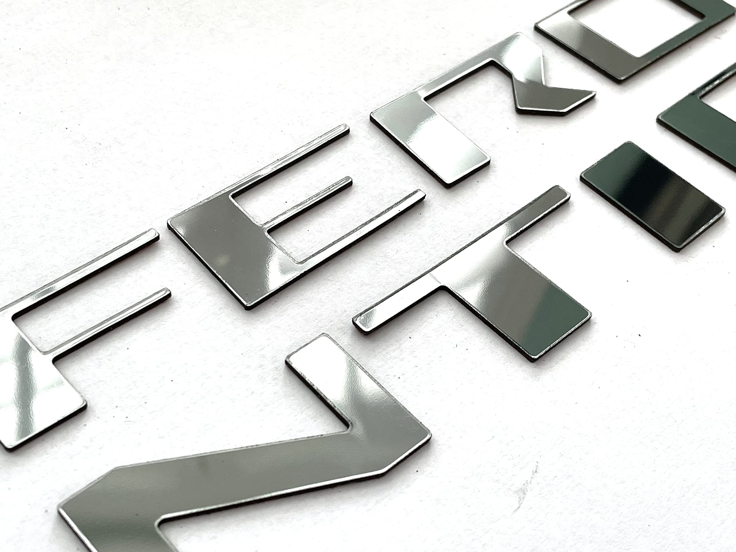 22 Frontier Lettering Chrome Front Grill Letters Compatible with Frontier 2022-Up ABS Plastic ...
