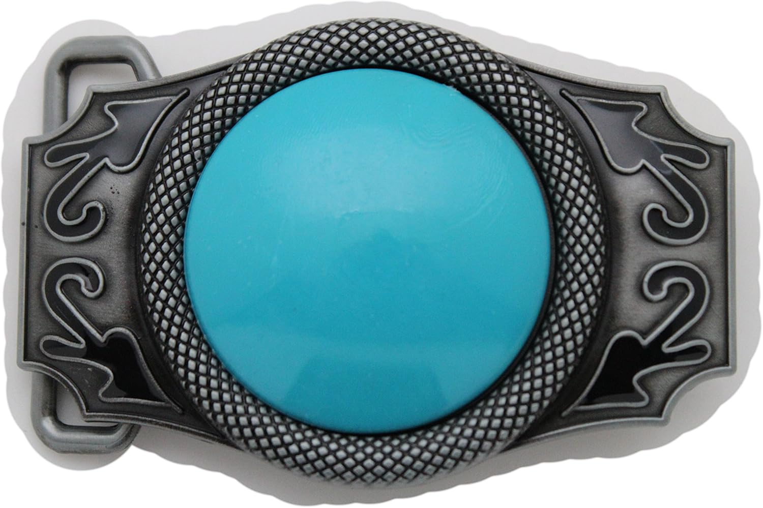 mens turquoise belt buckle
