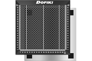Dofiki Honeycomb Laser Bed 235mm x 235mm Laser Honeycomb Cutting Bed, 9.25” x 9.25” Small Metal Honeycomb Table Compatible with Ender 3 Ender 3 V2 Series 3D Printer Laser Engraver