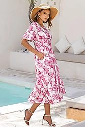 STYLEWORD Women's 2025 Summer Casual Short Sleeve