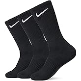 Nike unisex-adult Everyday Cushioned Training Socks (3 Pairs)