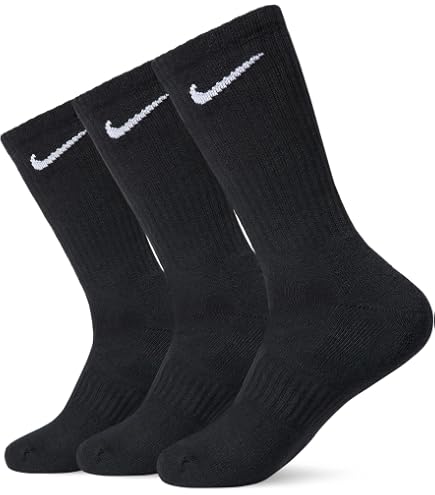 nike dress socks Amazon.com: NIKE Dri-FIT Cushion Crew Training Socks (6 Pair) White With Traditional Black Swoosh Logo ADULT LARGE 8-12 UNISEX : Clothing, Shoes & Jewelry