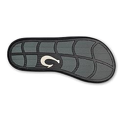 OLUKAI Pili Men's Leather Sandals, Sleek