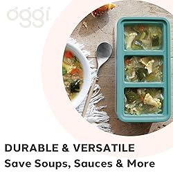 OGGI Prep & Portion Silicone Freezer Trays with Lid
