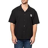 HUGO Men's Chaffle Waffle Beach Shirt