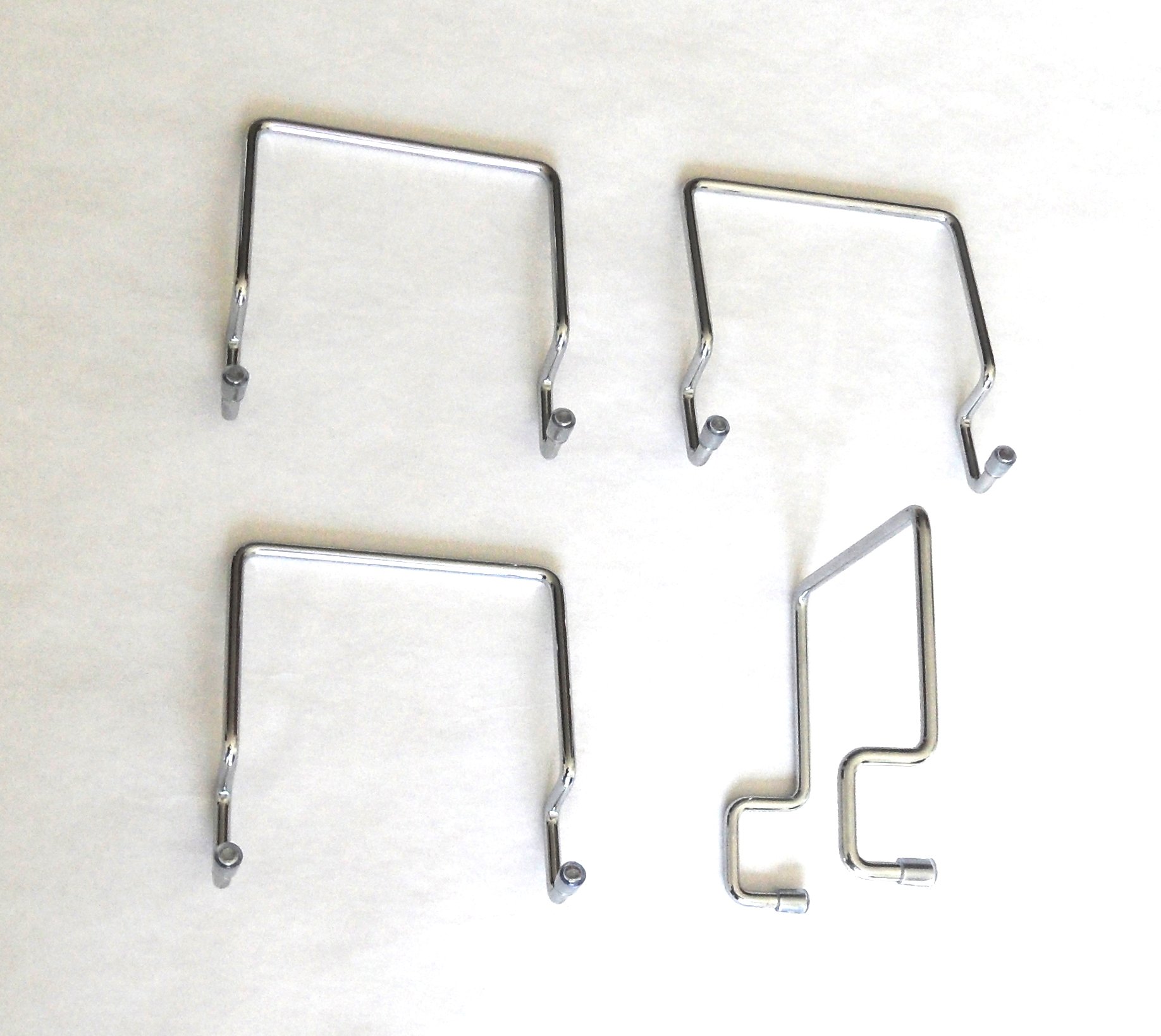 ACCESSOIRES-LITERIE SIDE MATTRESS STOPS for METAL Frame 30X30 Chrome (4PCS)