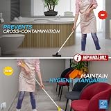 TDBS Blue Aluminium Mop Broom Handle Replacement 120cm Screw End Universal Fit view 4