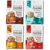 Heavenly Hunks Gluten-Free Vegan Oat Cookies, 4-Flavor Variety Pack, 6oz | Oatmeal Chocolate Chip, Peanut Butter Chocolate, Cranberry White Chip &amp; Oatmeal White Chip | Soft-Baked, Non-GMO, Dairy-Free