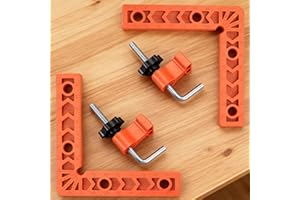 2 Pack 90 Degree Clamp,Positioning Squares, 3" Right Angle Clamp with 2 Clamping Squares,Corner Clamps Tool for Pictures Fram