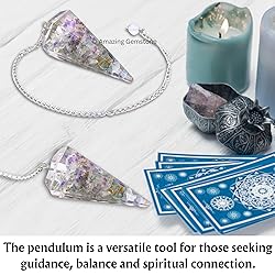 Fluorite Orgone Crystal Pendulums for Divination