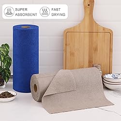 Homaxy Microfiber Cleaning Cloth Roll, 40 Pack