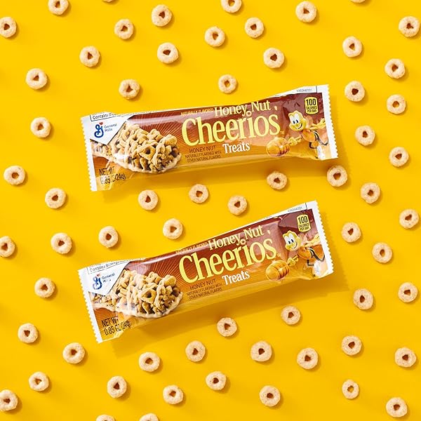 HONEY NUT CHEERIOS BREAKFAST CEREAL TREAT BARS, SNACK BARS, 8 CT