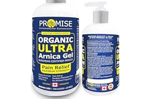 Promise Organic Ultra Arnica Lotion, Pain Relief, Maximum Strength, European Certified Arnica, Made in Canada (340ml)