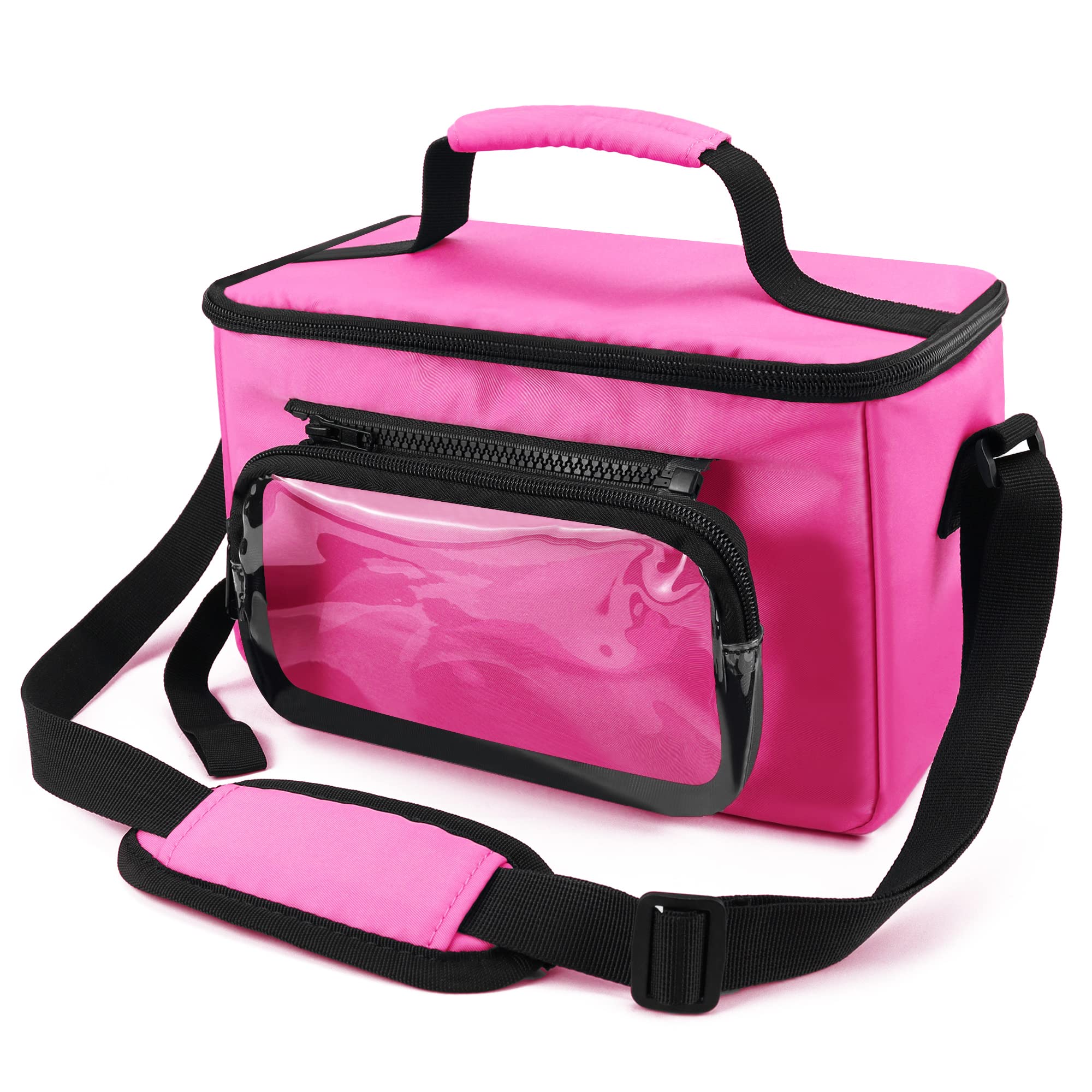 Annmore Carry Case for Toniebox and Characters, Travel Bag Compatible with Yoto Player and Cards, Pink