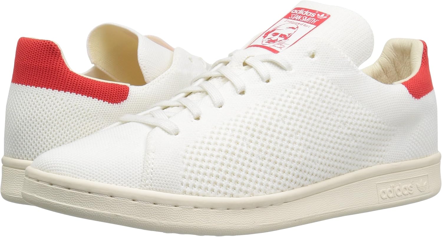 adidas stan smith primeknit white blue