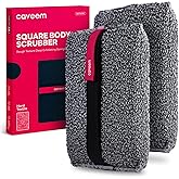 Caveem Exfoliating Body Scrubber, Rough Exfoliation Body Exfoliator Sponge for Remove Dead Skin, Body Exfoliating Sponges, Bath and Body Exfoliate Buffer, Mens and Womens Sponge for Shower (2 Pack)