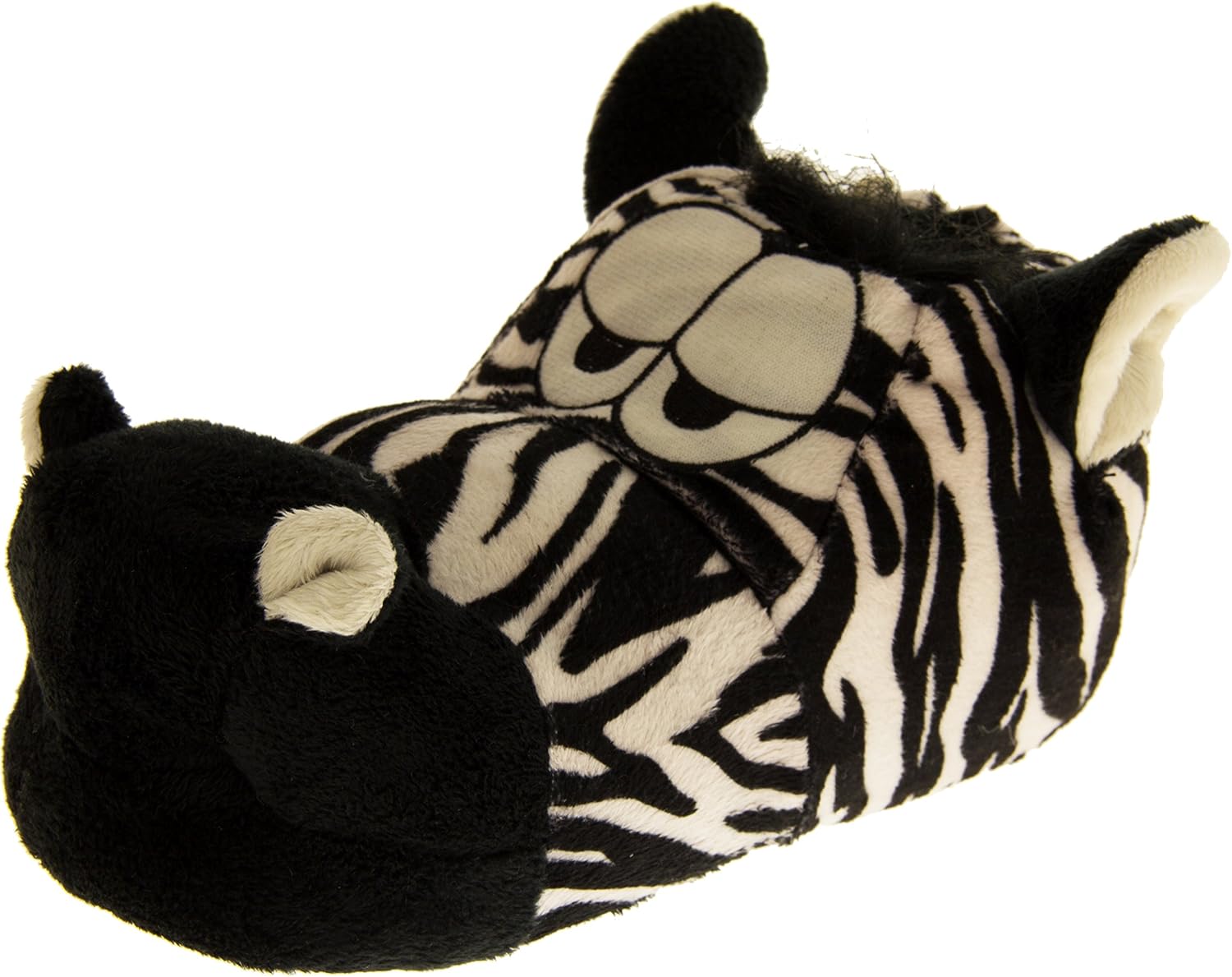 Ladies Mens Zebra Slippers Funny Comedy Novelty Monster Slipper Shoes