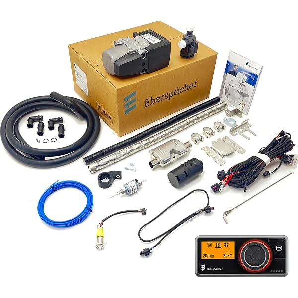 Amazon.com: Espar Eberspacher Hydronic D5WSC D4WSC Diesel Heater to  Hydronic S3 D5E CS 5kW 17000BTU 12V RV Boat Upgrade Kit with HAK Altitude  Adjustment 3000m 9840ft and Easy Start PRO Diagnostic Timer