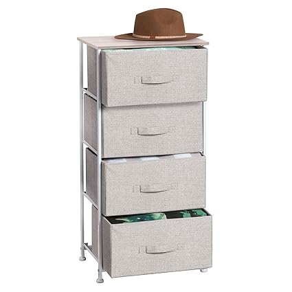 Blankets And More Mdesign Wardrobe Organiser With Fabric Storage