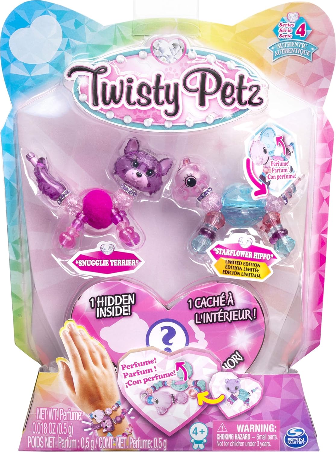 Snugglie Terrier Starflower Hippo And Surprise Collectible Bracelet Set 6058517 Series 4 3 Pack Multicolor Twisty Petz Toys Games Doll Accessories Urbytus Com