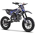 MotoTec Thunder 50cc 2-Stroke Kids Gas Dirt Bike Blue