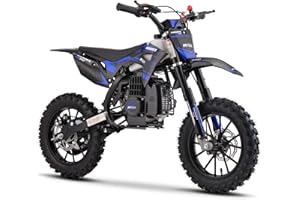 MotoTec Thunder 50cc 2-Stroke Kids Gas Dirt Bike Blue