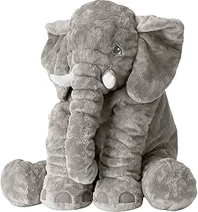 the baby elephant plush pillow