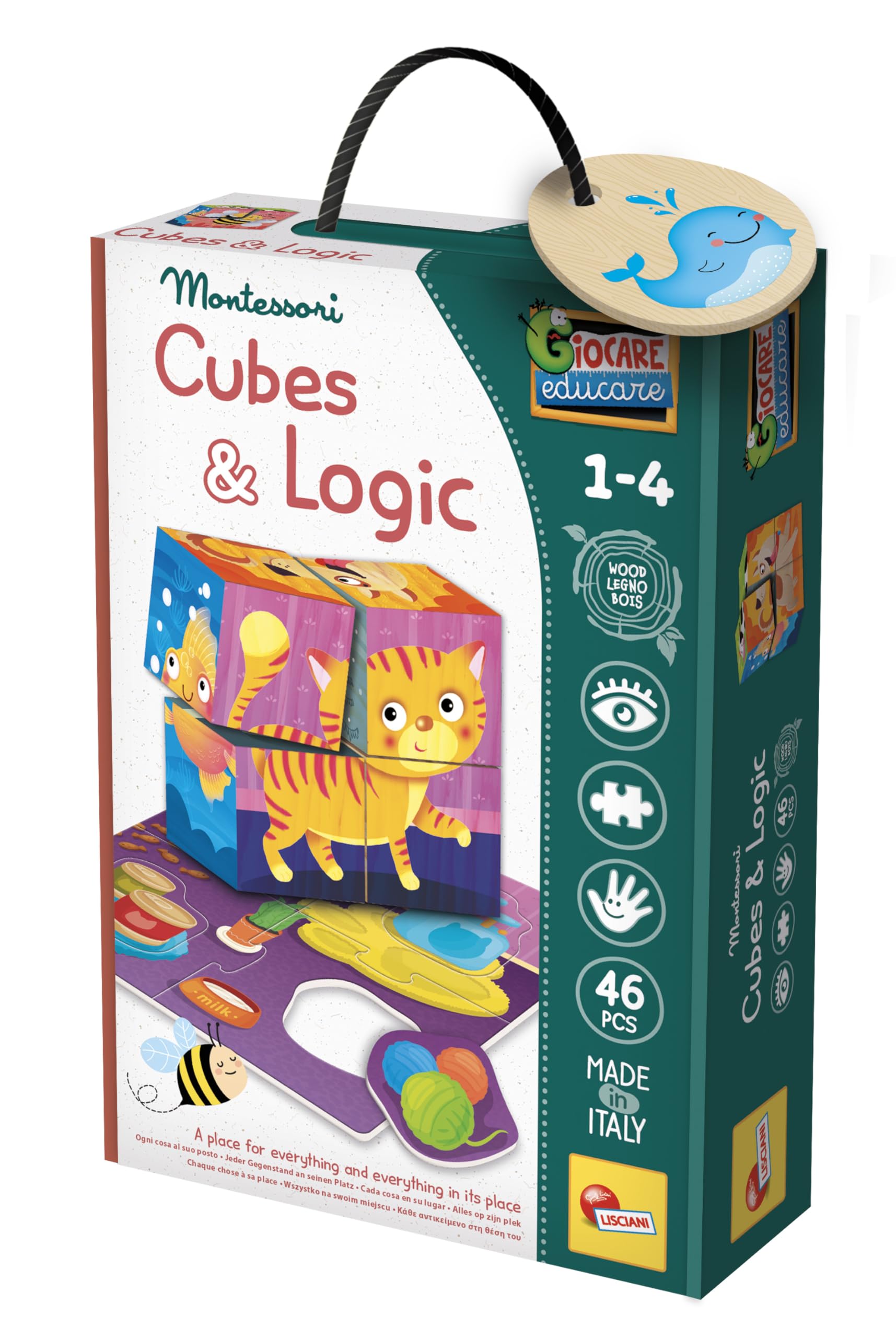 Liscianigiochi MONTESSORI CUBES AND LOGIC