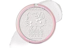 wet n wild Hello Kitty Highlighter, Multi-Dimensional Glow with Iridescent Pearls, Silky-Smooth Buildable & Blendable Formula, Cruelty-Free & Vegan - Kind Hearted